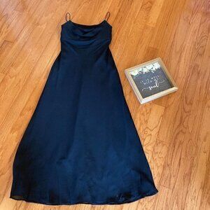 Michelangelo Black Scoop Neck Sleeveless Formal Dress Sz 8